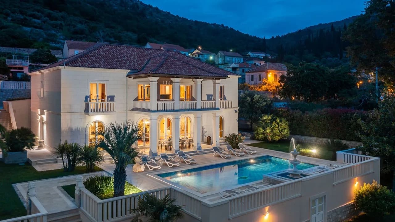Villa de designer surplombant la Riviera croate