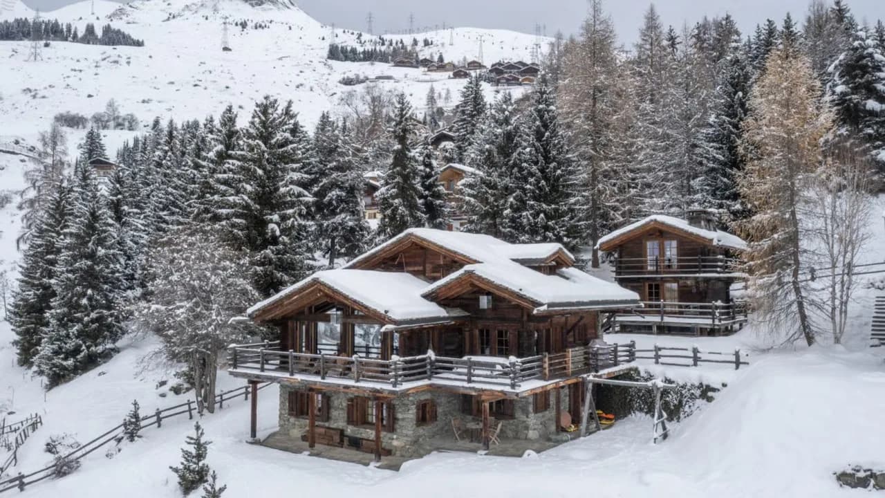 Luxus-Chalet mit Bergblick