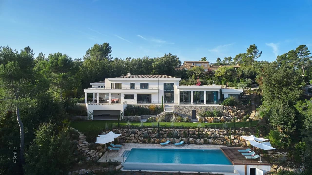 Villa contemporánea en las colinas de Tourrettes
