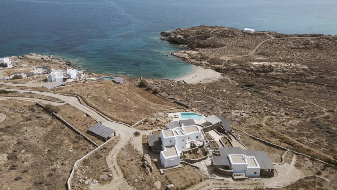 Panoramablick auf die Ägäis – Luxusaufenthalt