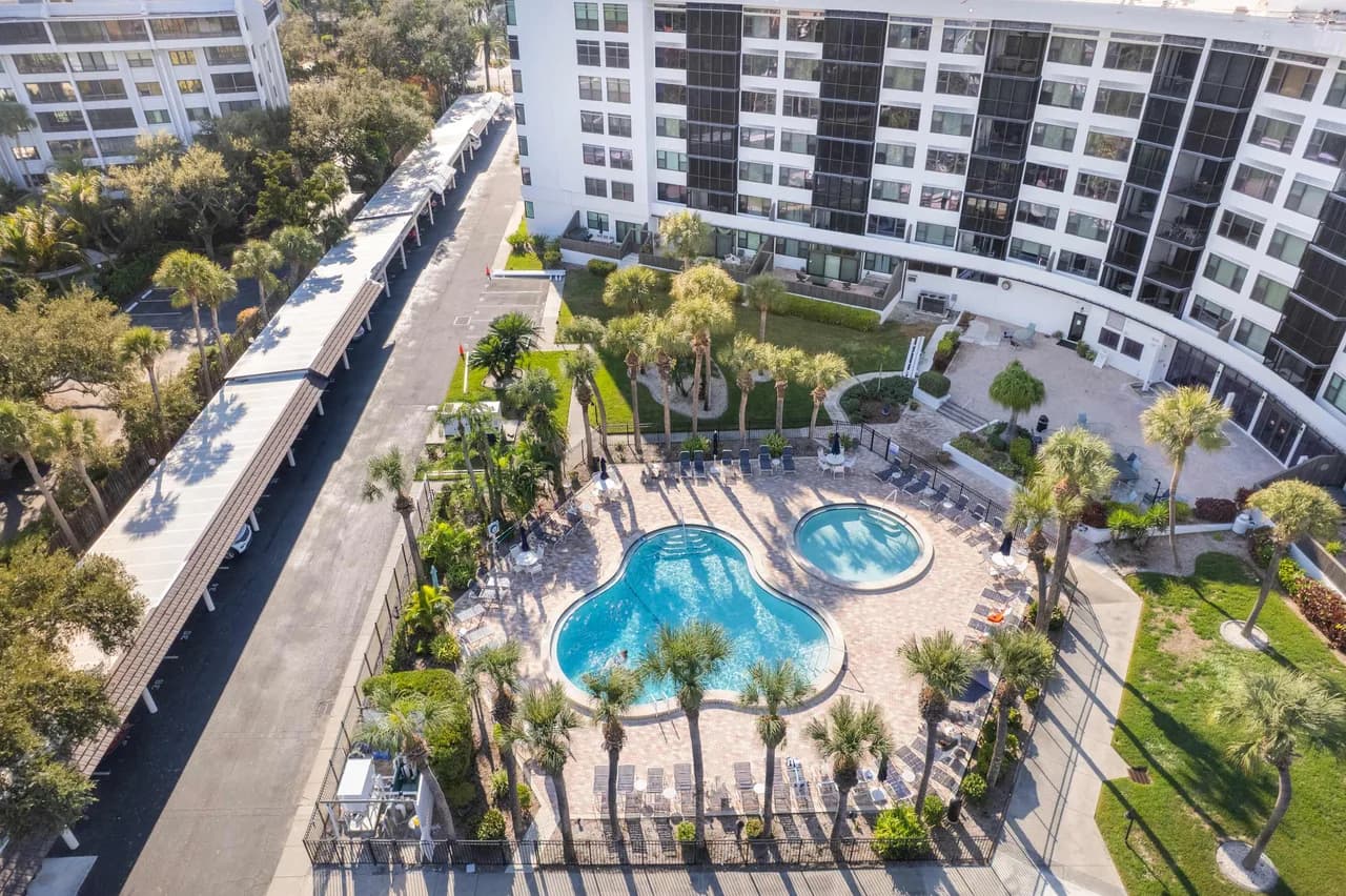 Updated 2-Bed Condo Steps from Beach