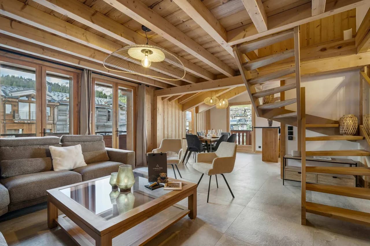 Acogedor Apartamento en Courchevel con Vistas Escénicas