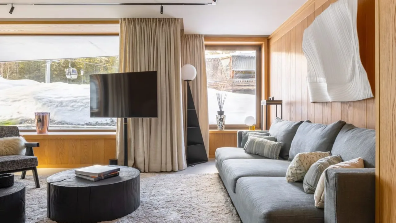 Apartamento Escénico en Courchevel con Acceso a Hammam