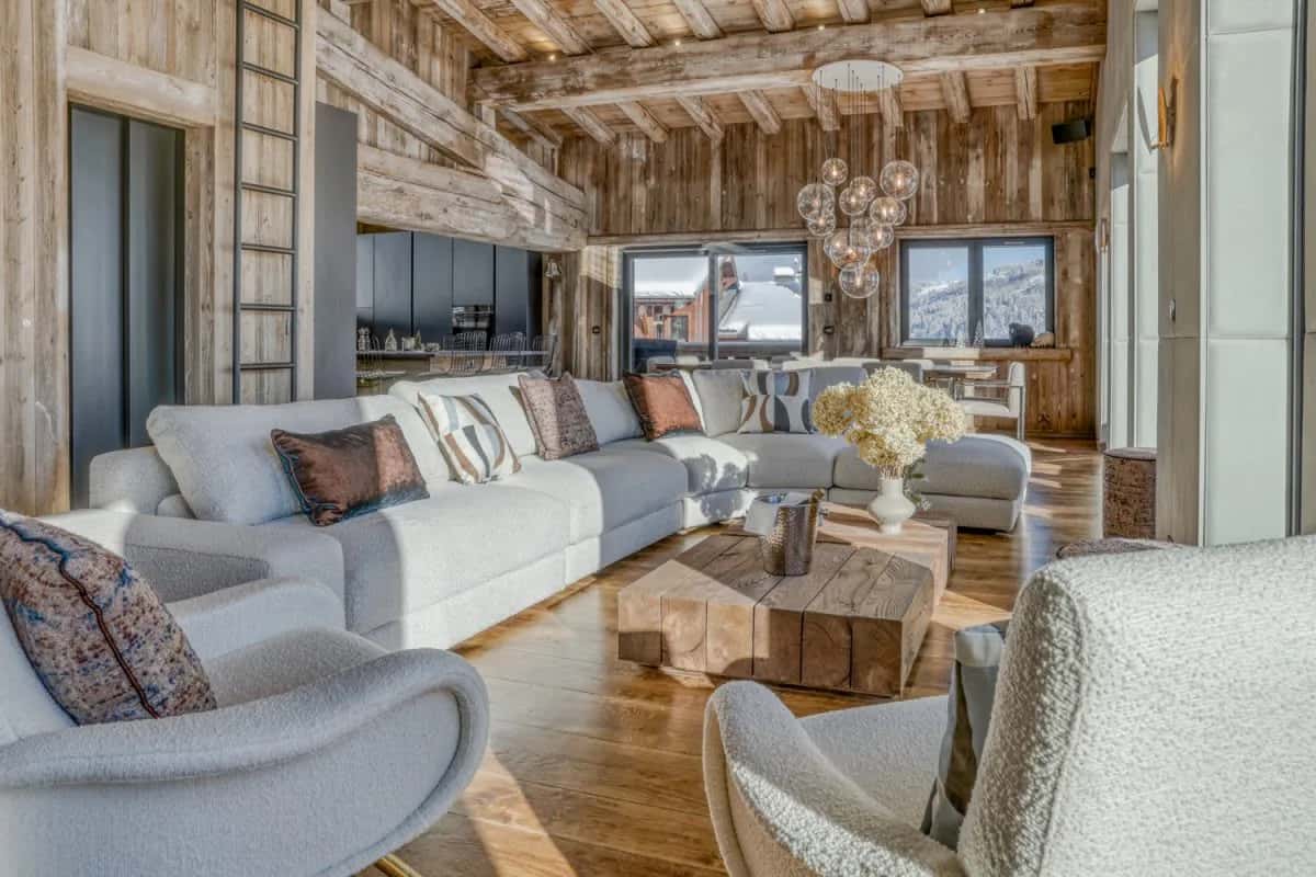 Casa de Lujo en Megève con Instalaciones de Spa