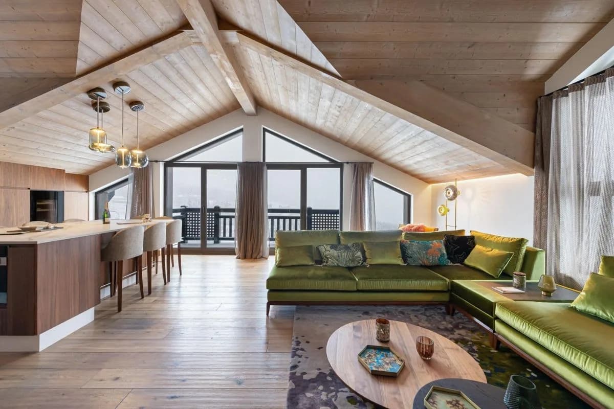 Apartamento Contemporáneo en Courchevel para Ocho Adultos