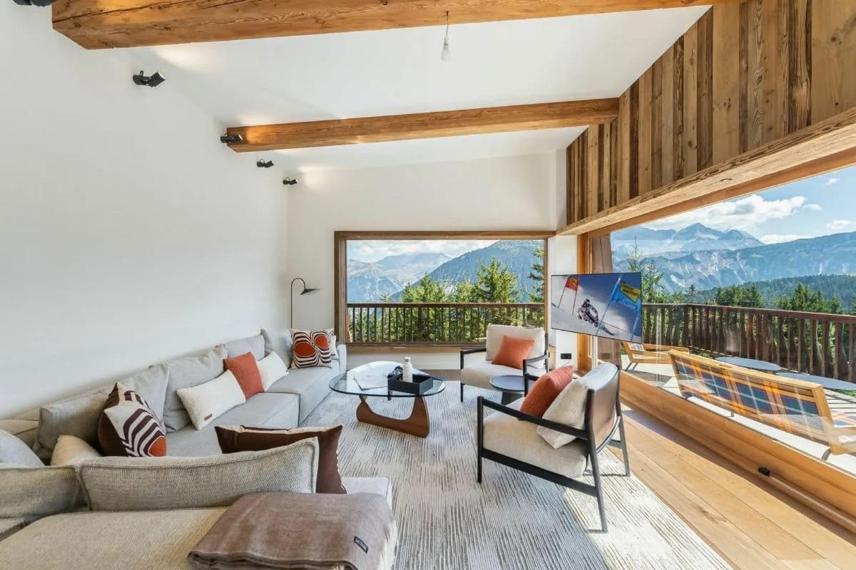 Retiro Escénico en Courchevel para Seis Huéspedes