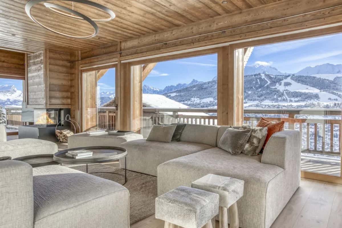 Gran Chalet con Vista a Megève y Mont Blanc