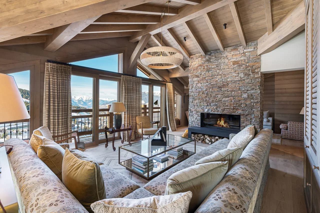 Penthouse de Lujo en Courchevel con Vistas a la Montaña