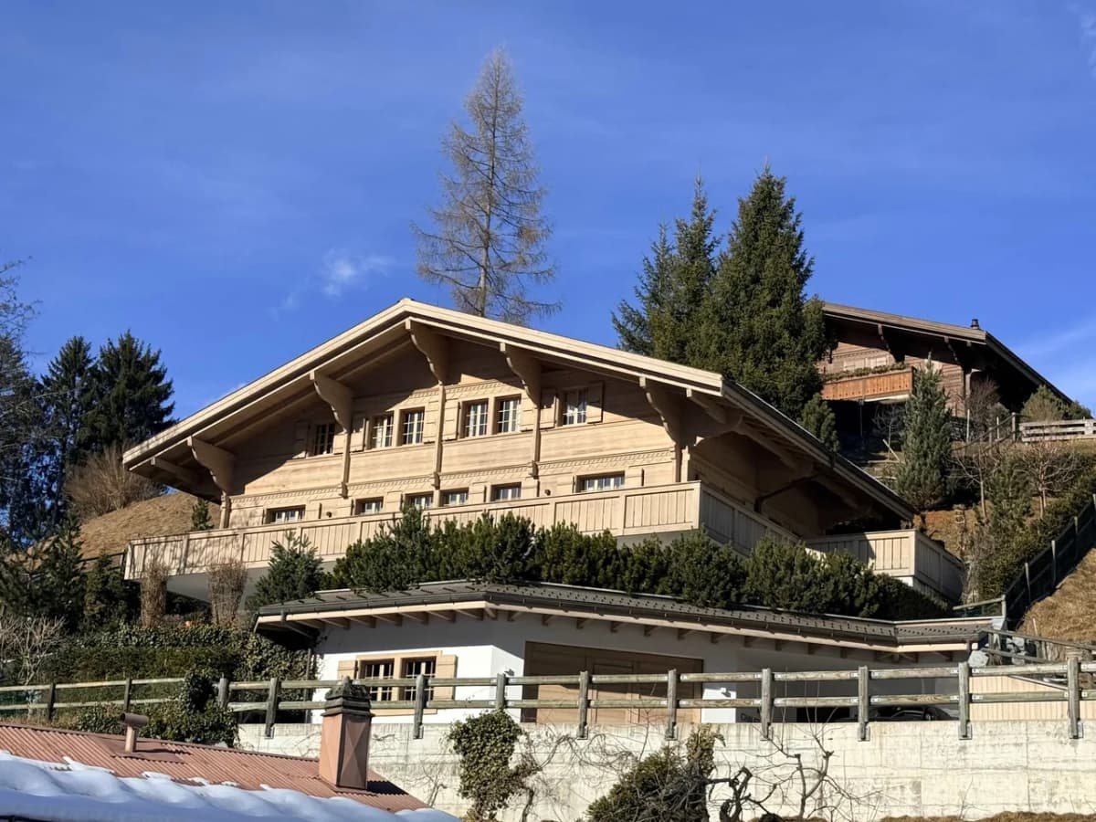 Elegant Central Gstaad Chalet Sleeps 20