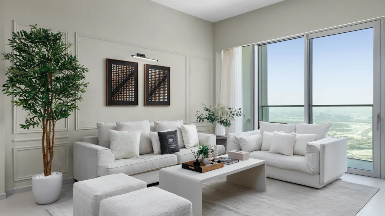 Appartement Sophistiqué en Ville avec Vue sur le Burj