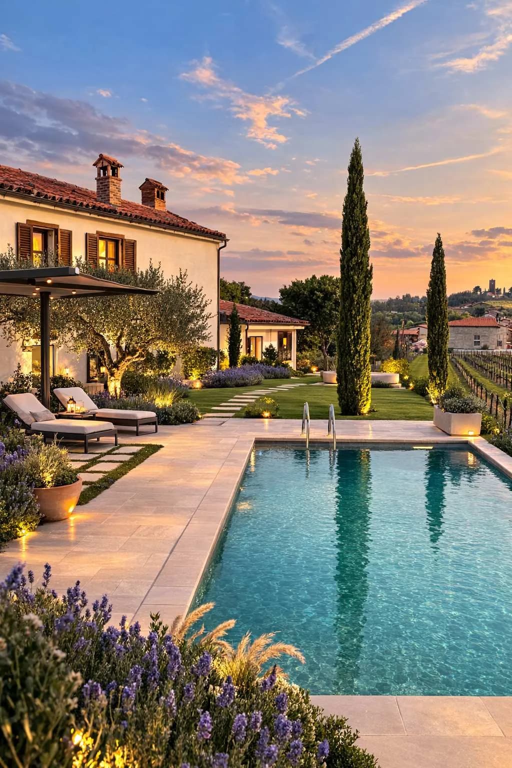 Secluded Vineyard Villa With Panoramic Views