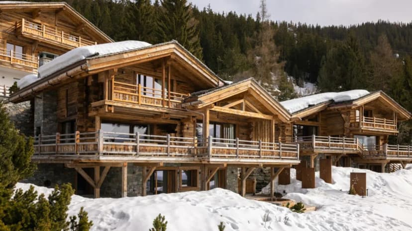 Two Connected Chalets in Peaceful Verbier