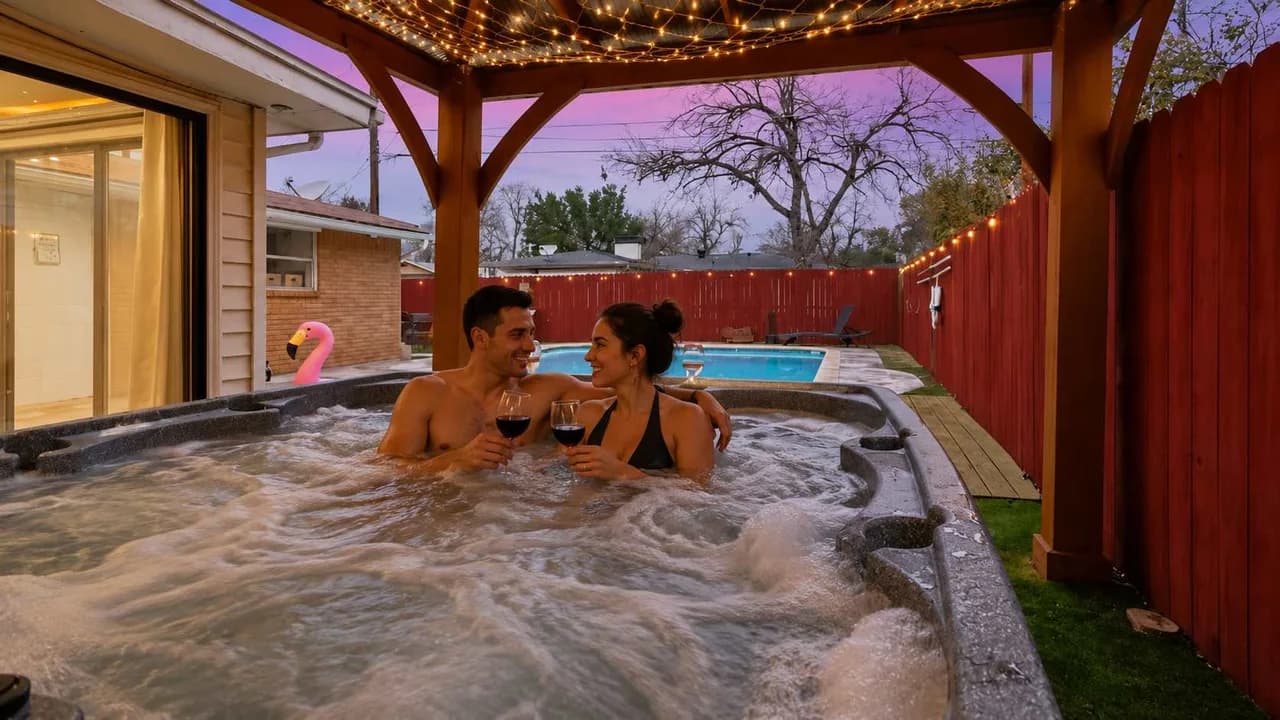 5BR Irving Retreat | Private Pool & Hot Tub