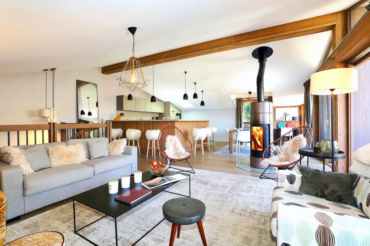 Luxury Terrace Chalet in Courchevel
