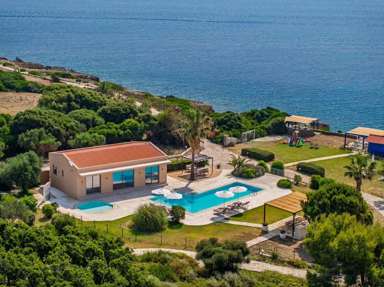 Garden-Focused Four Bedroom Villa in Zakynthos