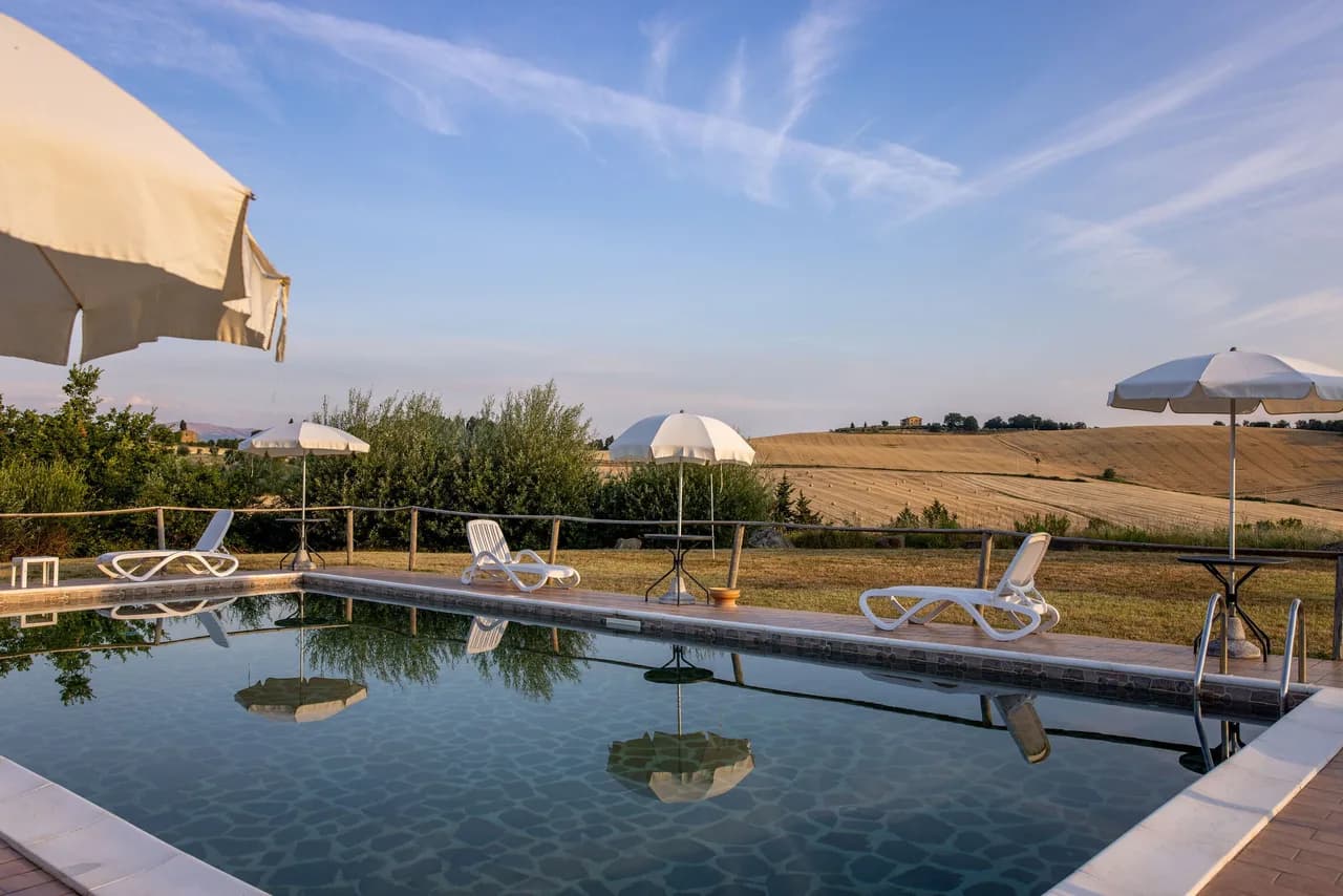 Panoramic View Pool Villa in Piccione, Umbria, Italy